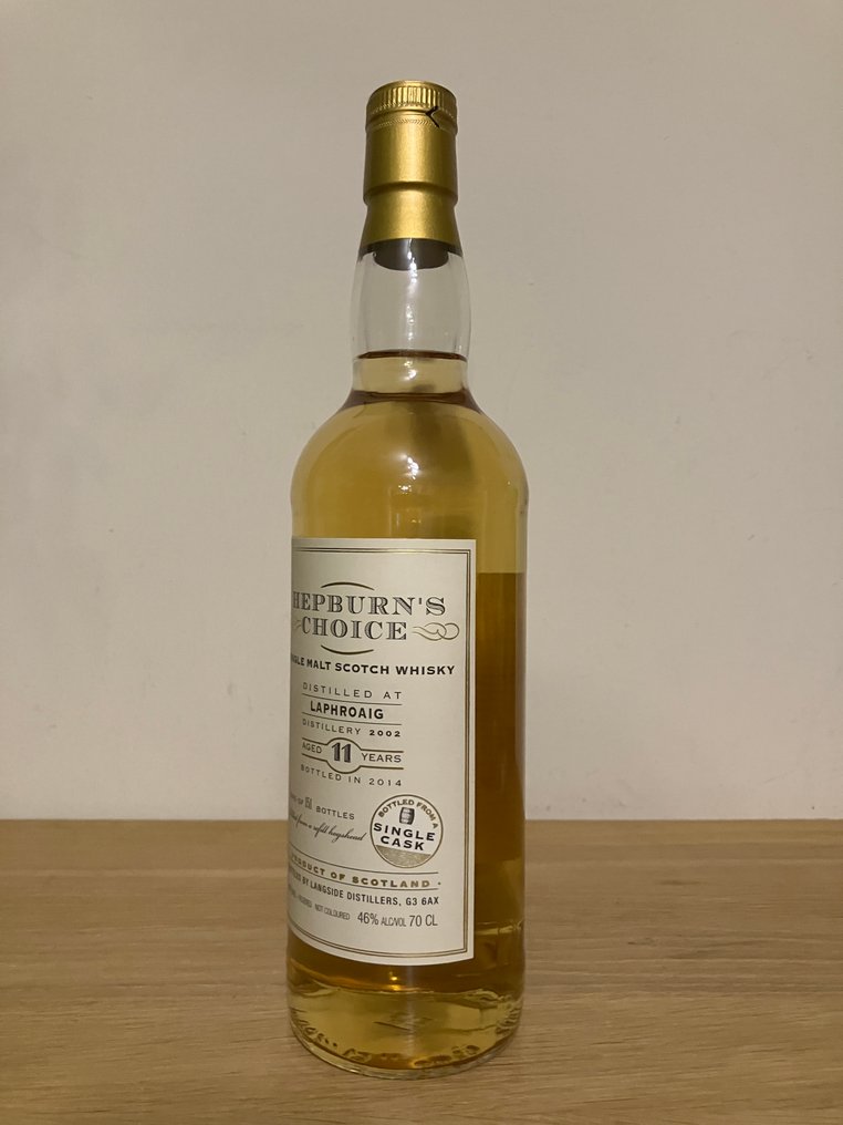 Laphroaig 2002 11 years old Hepburn's Choice - Langside Distillers  - b. 2014  - 70cl #3.2