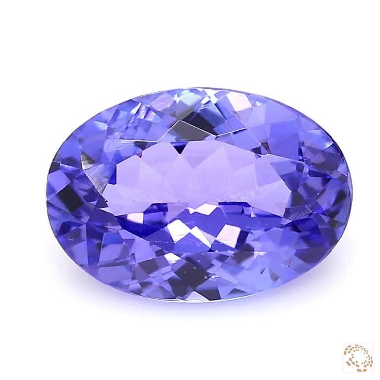 1 pcs Albastru, Violet Tanzanite - 6.32 ct - IGI (Institutul gemologic internațional) #1.0