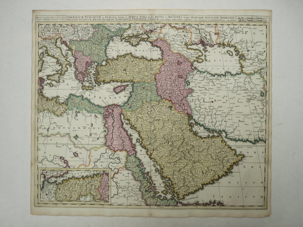 Asia - Arabia / Cyprus / Egypte / Turkey; Gerard et Leonard Valk - Imperium Turcicum in Europae, Asia et Africa (...) - 1681-1700 #1.0