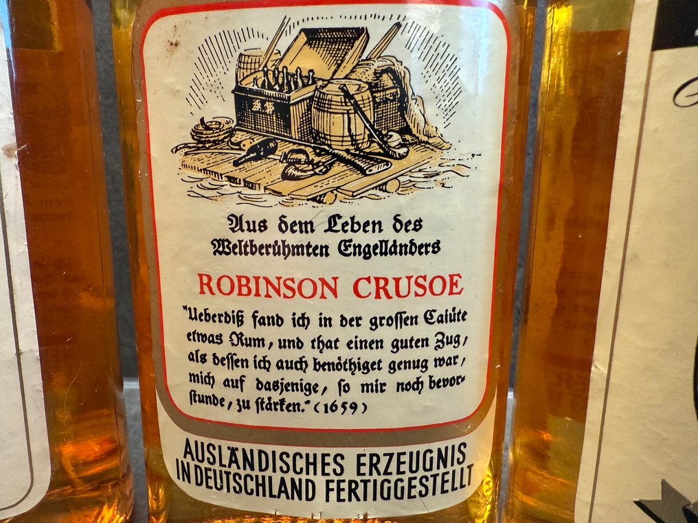 Robinson Bremer Rum Contor - Echter Westindien Rum - b. 1960s - 70cl - 3 bottles #3.2