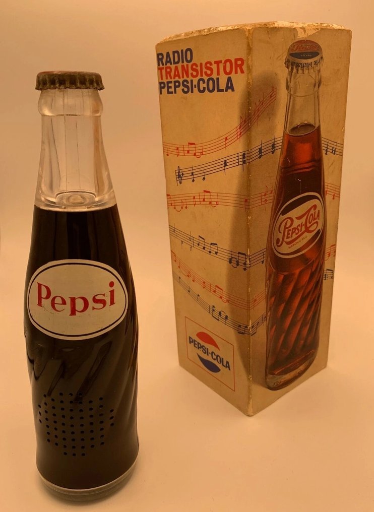 RADIO PEPSI\COCA COLA - ANNI '50 - SCATOLA ORIGINALE - BACHELITE E PLASTICA - Pepsi\Coca Cola Radio #2.1
