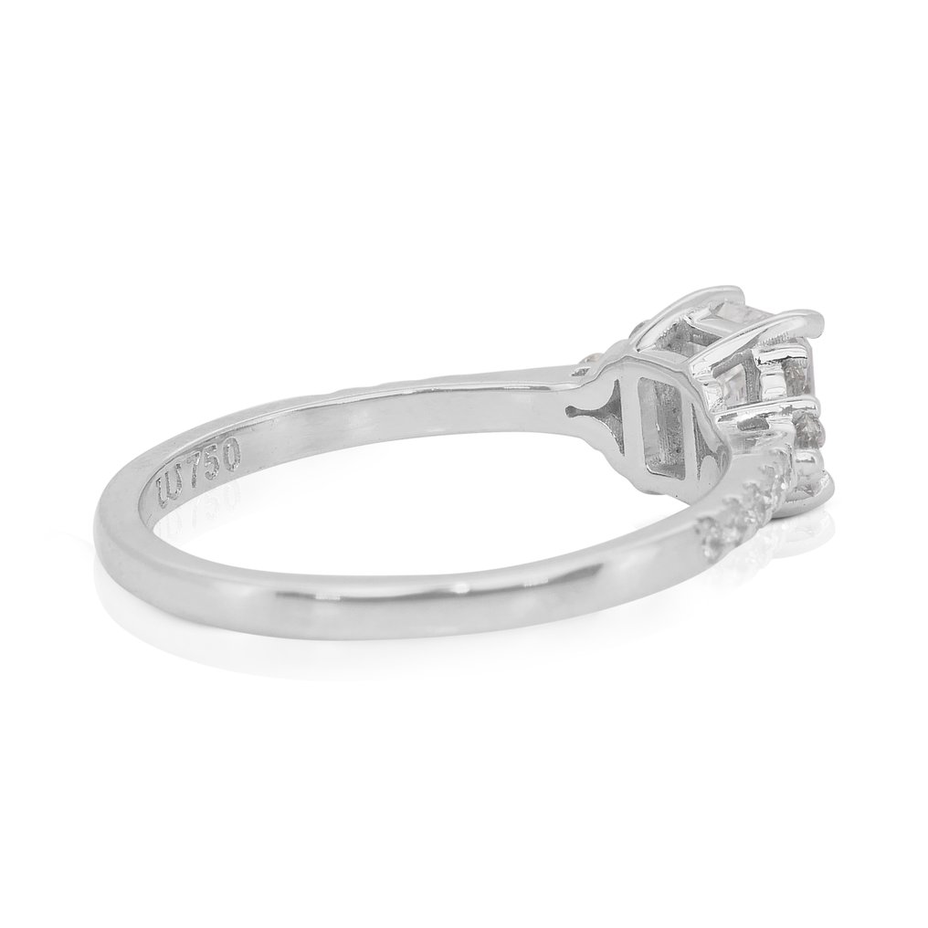 Δαχτυλίδι - 18 καράτια Λευκός χρυσός - 1.31ct. tw. Διαμάντι (Φυσικό) - Διαμάντι - Αστραφτερό Δαχτυλίδι #2.1