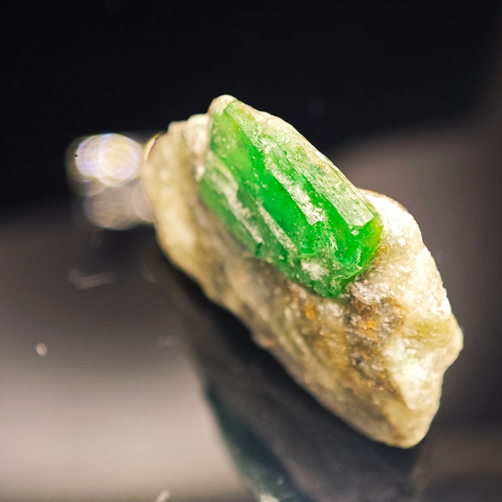 46,2 ct TOP Giftgrünes Smaragd Kluster mit terminierten Kristallen- 9.24 g #2.1