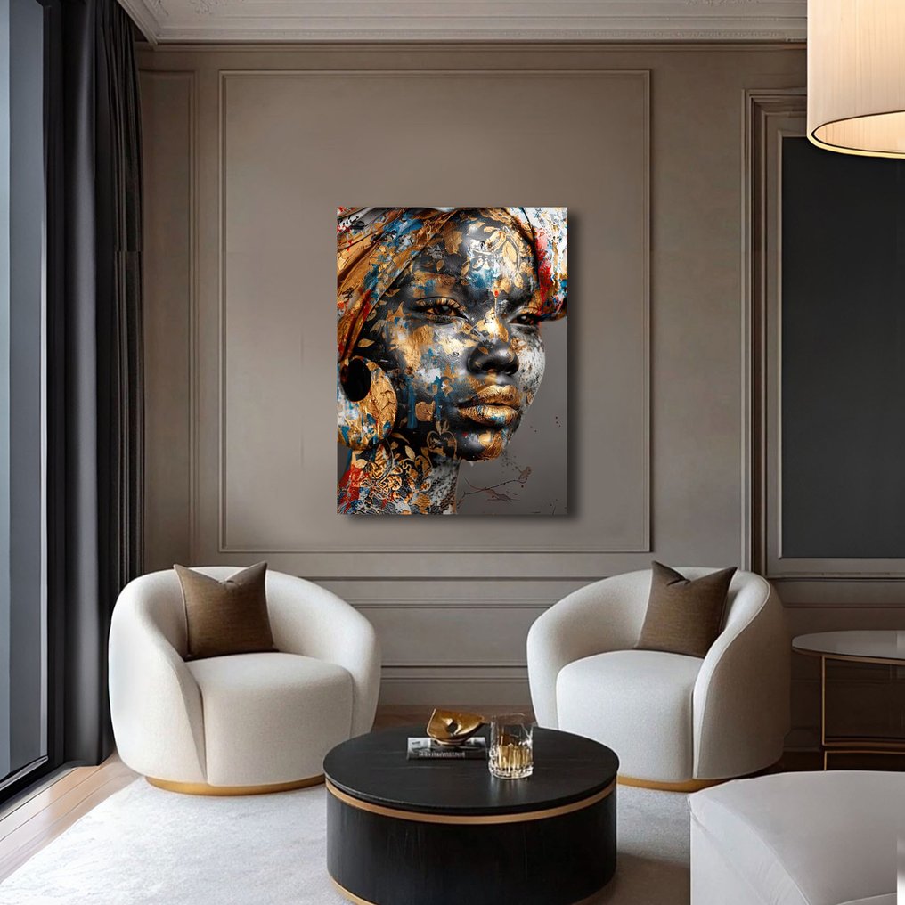 yamila - Retrato Kintsugi de la Dama de Oro #4.3