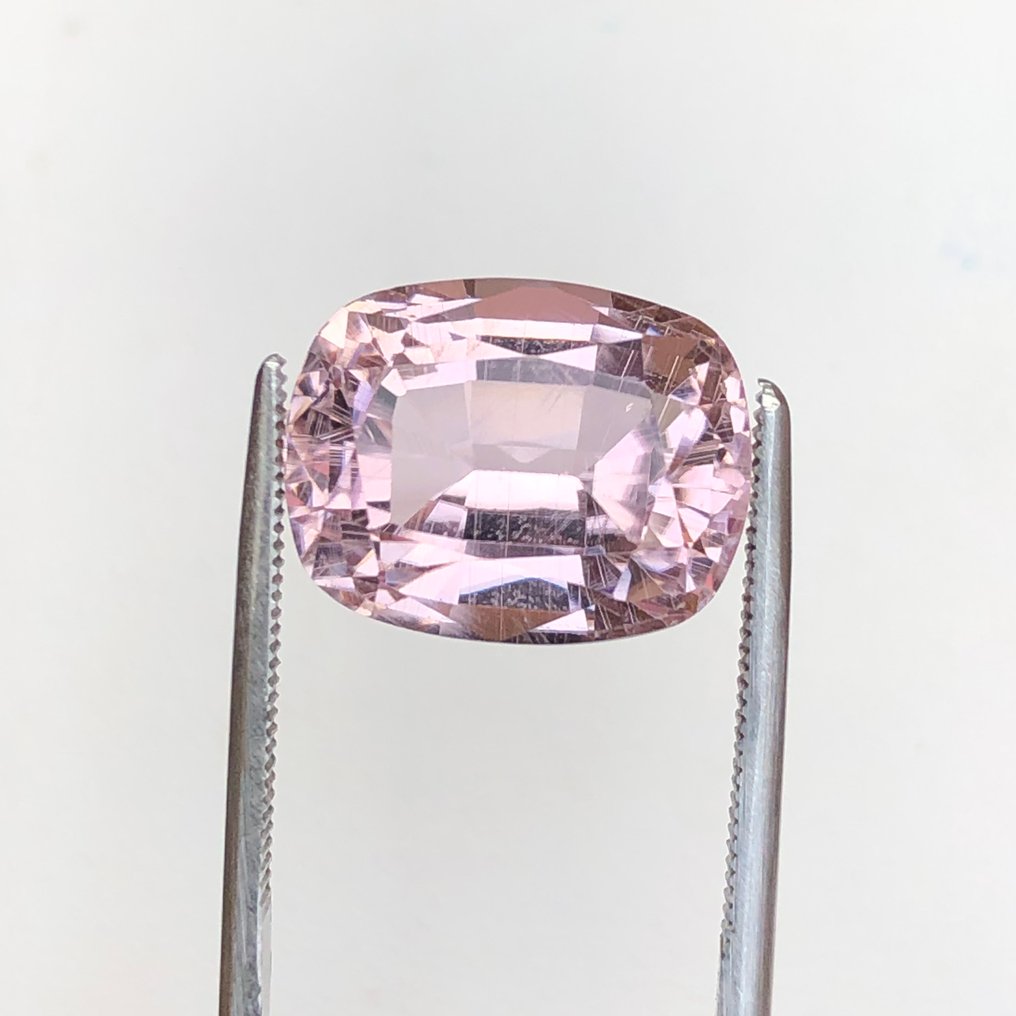 No reserve price - 1 pcs Pink Spodumene - 12.06 ct - International Gemological Institute (IGI) #4.3