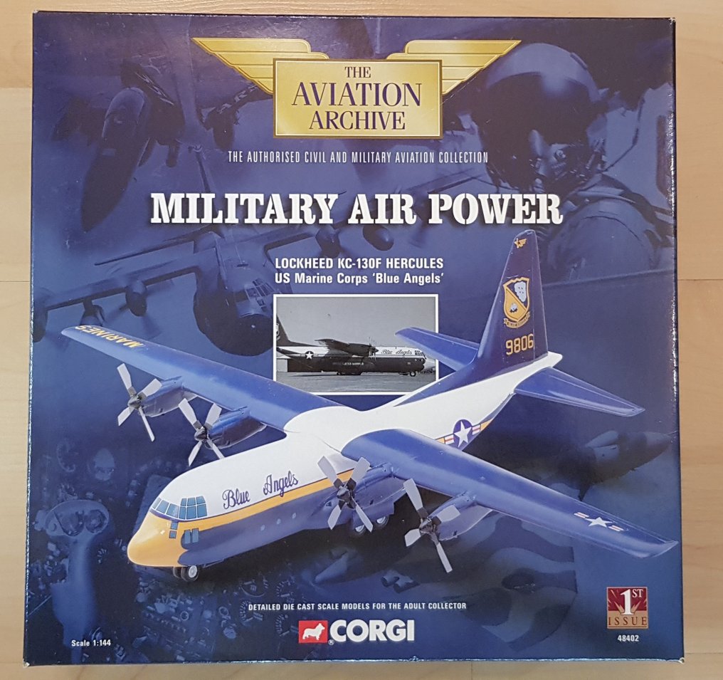 Corgi 1:144 - Model plane - Corgi 1/144, Modellflugzeug "Lookheed KC-130F Hercules" #1.0