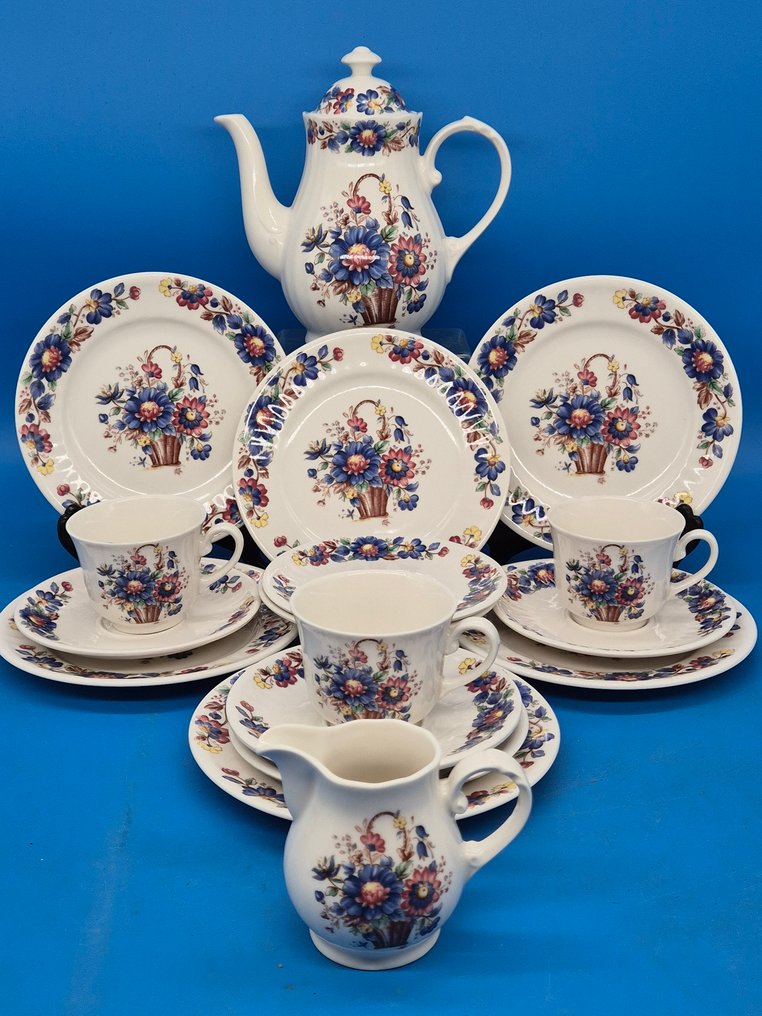 Eschenbach – Ceranova – Kaffeeservice, handdekoriert, Inglasurfarben - Coffee set - Porcelain #1.0