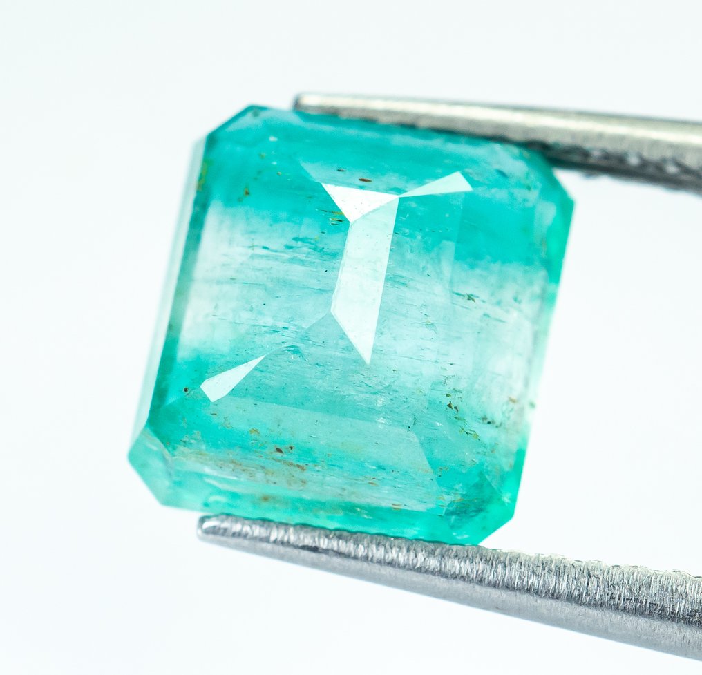 No reserve price Emerald  - 4.05 ct - Bellerophon Gemlab - Green (Nigeria) #4.3