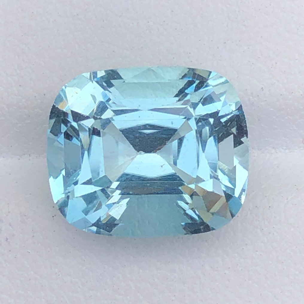 没有保留价 - 1 pcs 绿色, 蓝色 海蓝宝石 - 6.82 ct - 国际宝石研究院(IGI) #1.0