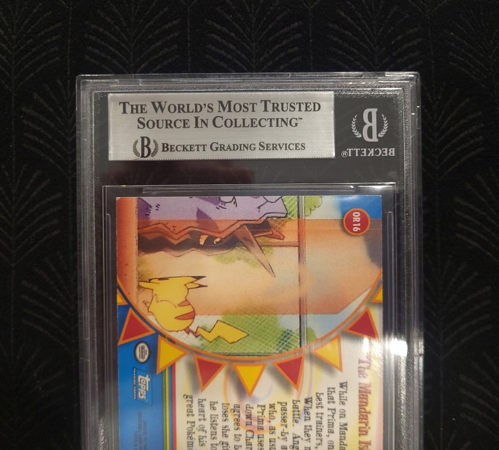 Topps - 1 Graded card - Pokémon - The Mandarin Island Miss Match OR16 First edition - Beckett 7.5 #4.3