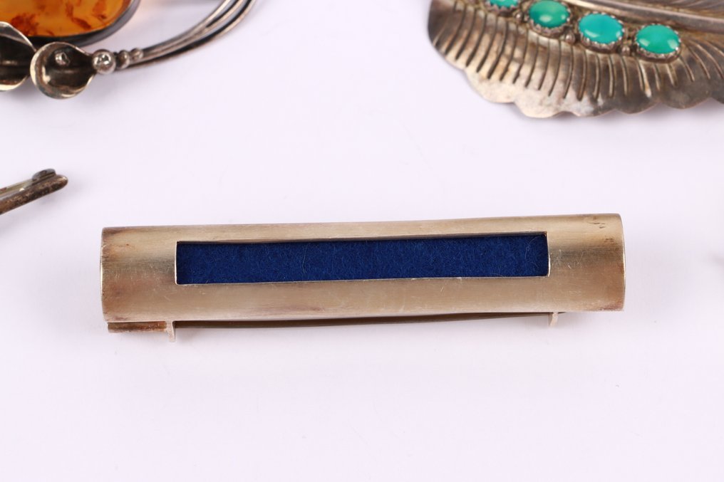 沒有保留價 - 胸針 銀 - 5个复古 #4.3