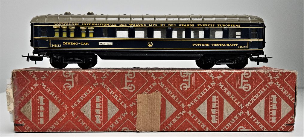 Märklin H0 - 346/2J - 模型客運火車 (1) - 汽车餐厅 - CIWL #1.0