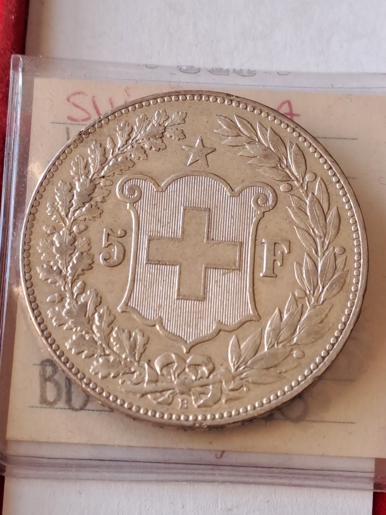 瑞士，伯尔尼 5 Francs 1890 #3.2