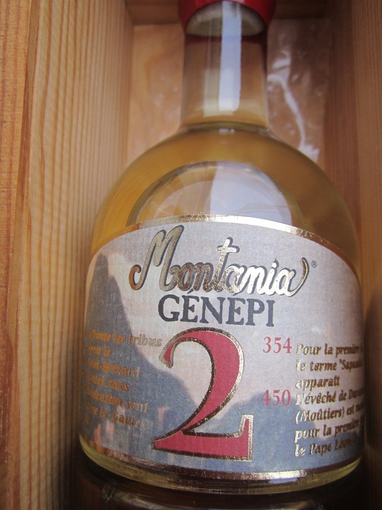 Montania - Génépi, Gentiane, Vulnéraire, & Marc Limited Edition - b. Jaren 2000 - 0,5 Ltr - 4 flessen #1.0