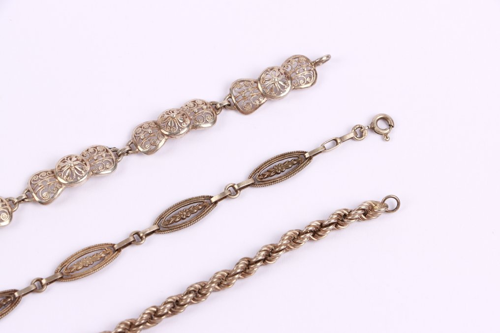 沒有保留價 - 手鈪 銀 - 3 复古 #3.2