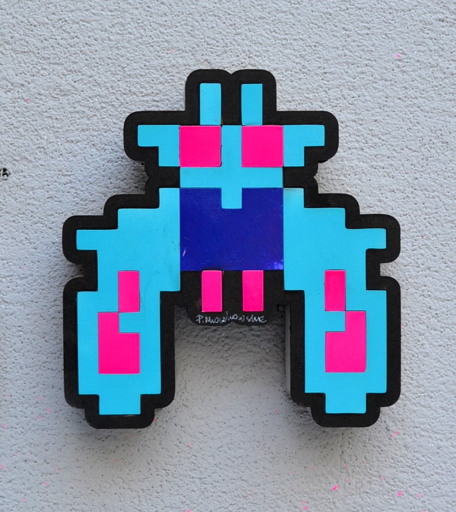 Patrycja Mroczkowska - Quadriptych Retro Games 8 Bits 3D Pop Art XL #4.3