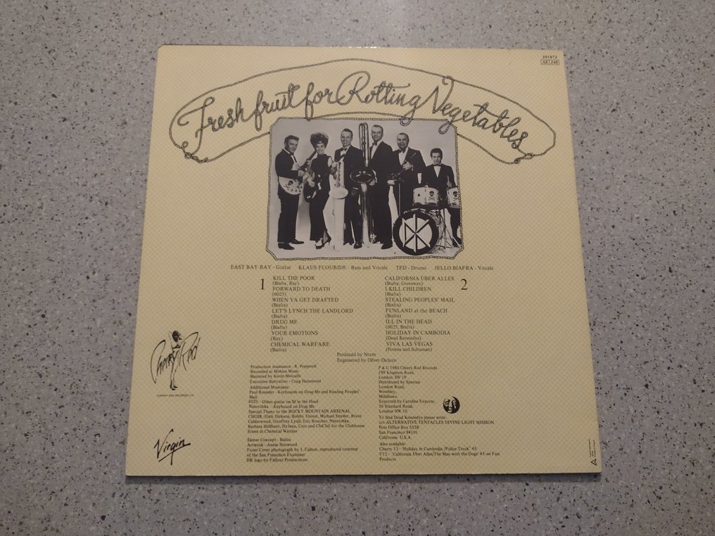 Dead Kennedys - Fresh fruit for rotting vegetables - 黑胶唱片 - 1st Pressing - 1980 #1.0