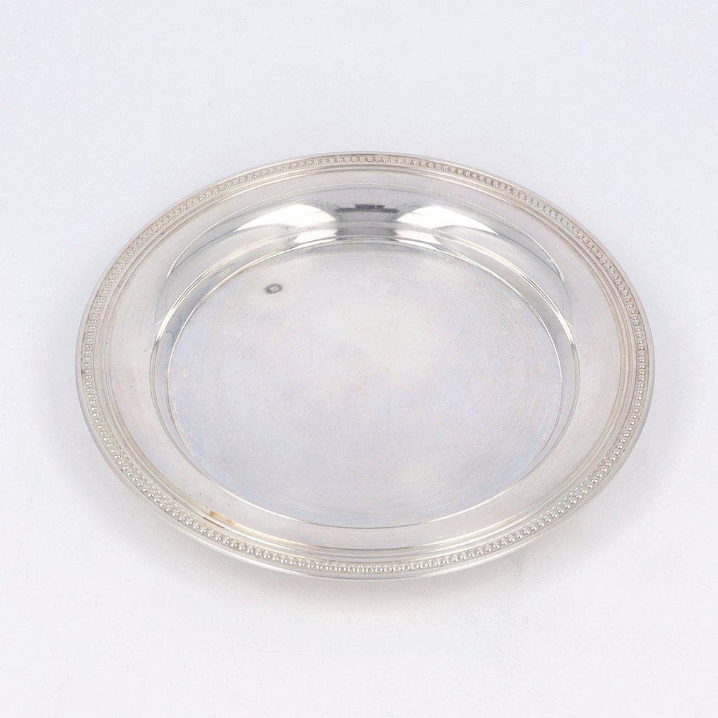 Christofle wijnfles onderzetters model: Perles - 瓶子杯垫 (2) - 镀银 #2.1