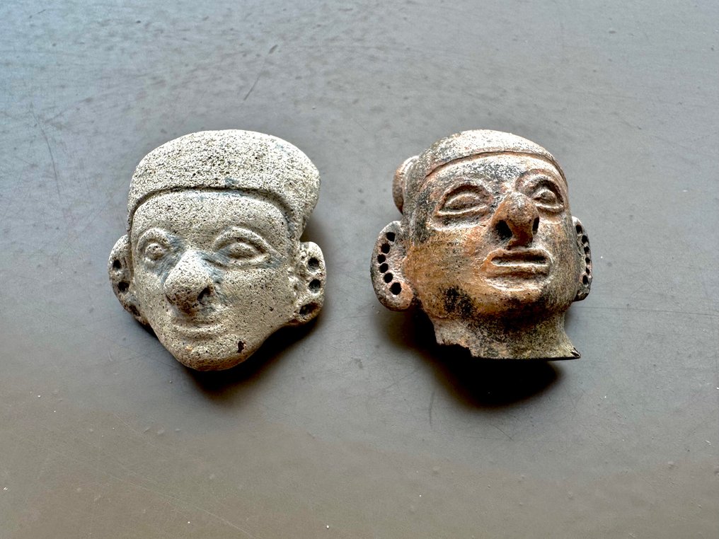 Tumaco - Tolita 陶瓷 两个负责人 - 35 mm #1.0