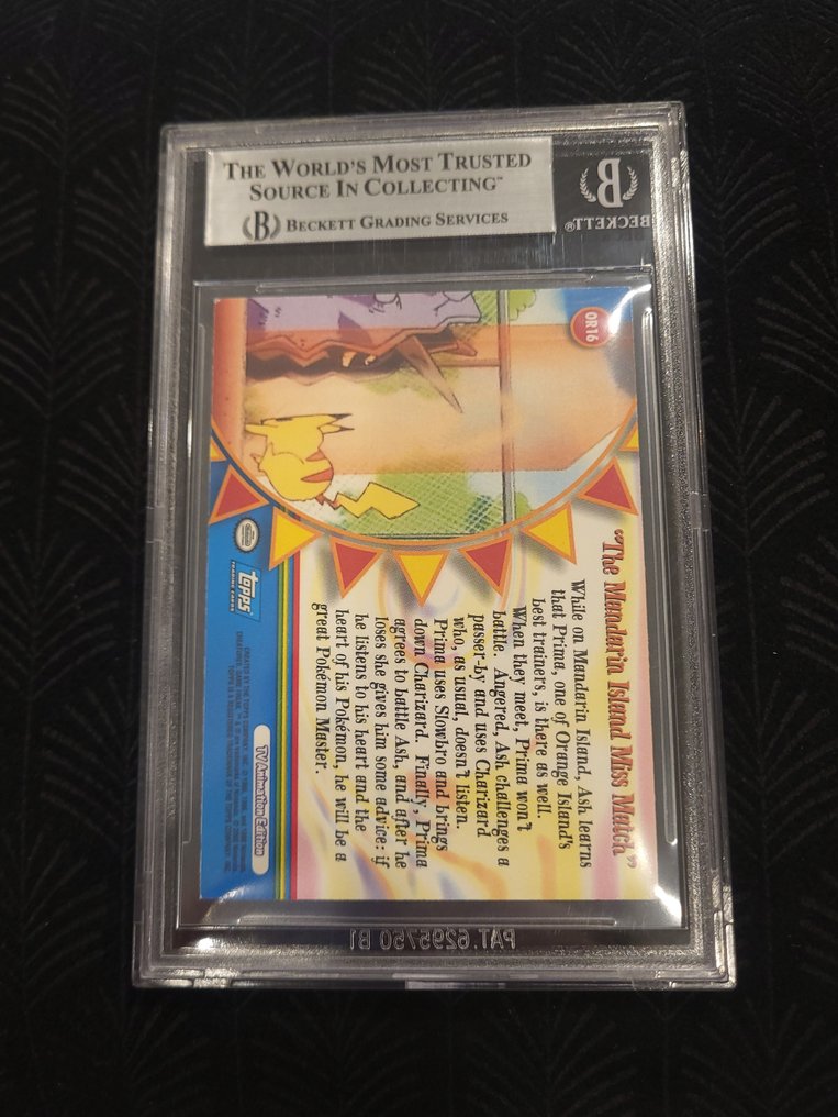 Topps - 1 Graded card - Pokémon - The Mandarin Island Miss Match OR16 First edition - Beckett 7.5 #3.2