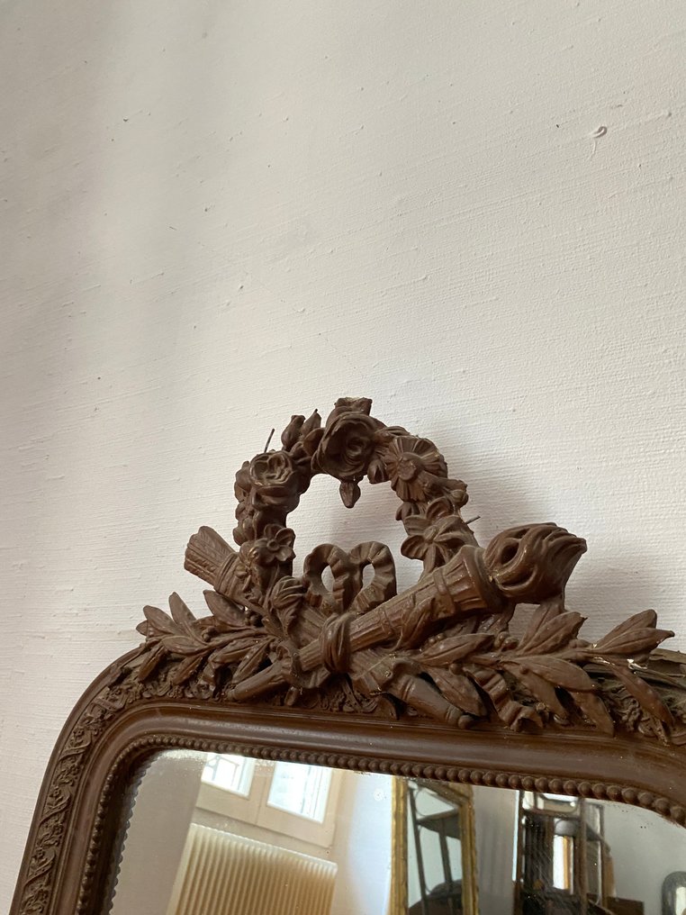 Καθρέφτης  - Ξύλο - Γαλλία, τέλη 19ου αιώνα #2.1