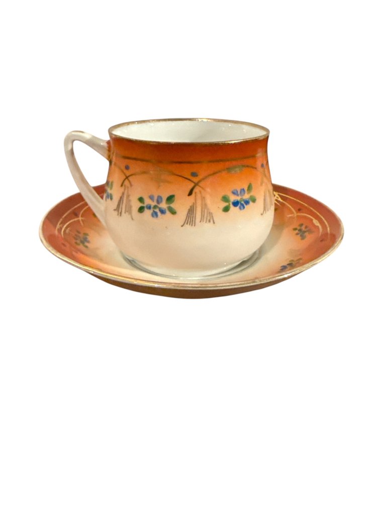 KUZNETSOV - Russian imperial porcelain - 杯子和碟子 - 瓷 #1.0