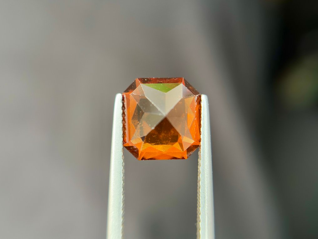 没有保留价 - 1 pcs 橙色 红榴石 - 4.40 ct - 国际有色宝石协会(ICA GemLab) - 优质钙铝榴石 #3.2