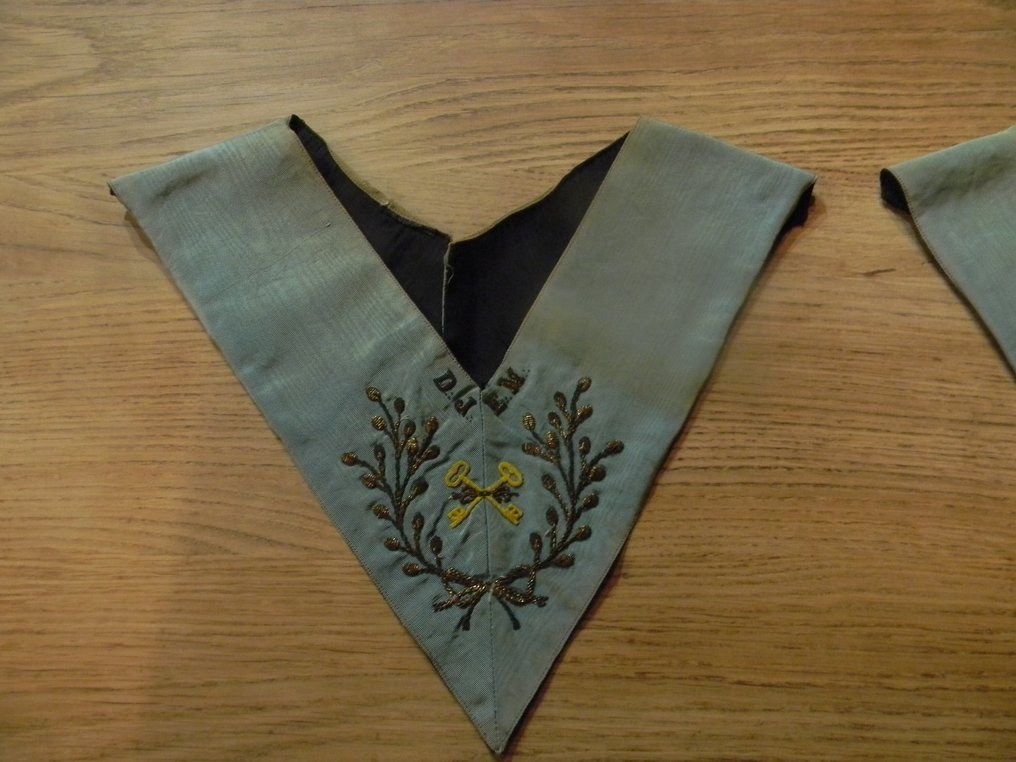 Objetos religiosos y espirituales (13) - Vintage - Textil - 1950-1960 - bufandas masónicas #3.2