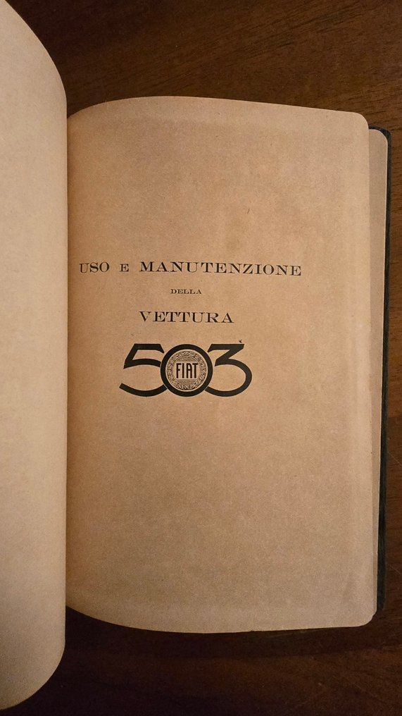 Manual - Fiat - Vettura mod. 503 - 1926 #4.3