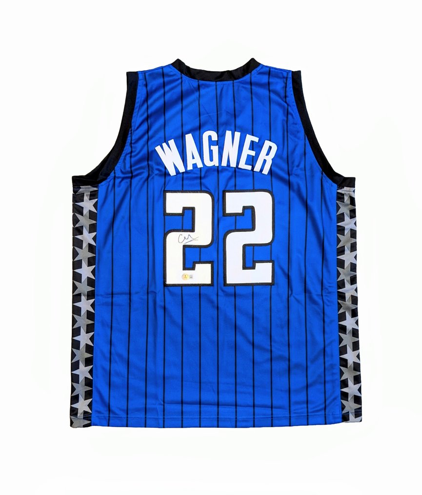 NBA - Franz Wagner - Signed custom basketball jersey with Beckett COA.  #1.0