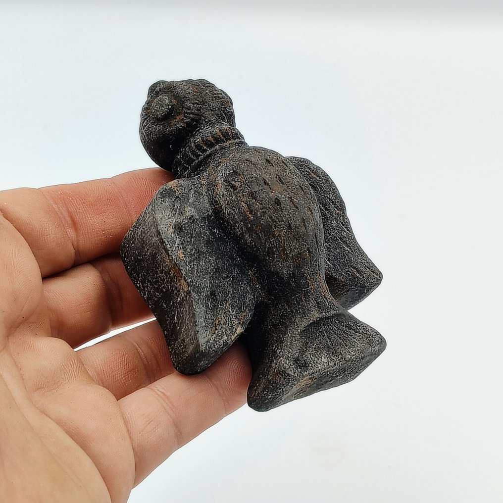 Sino-Siberian Grès Talisman en perles d'oiseau volant - 34 mm #1.0