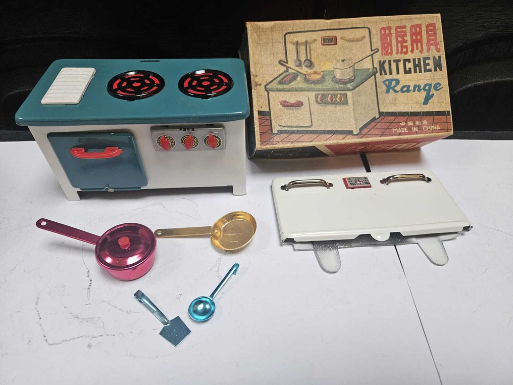 Made In China - Τσίγκινο παιχνίδι - Kitchen Range, Boxed - 1950-1960 - Κίνα #1.0