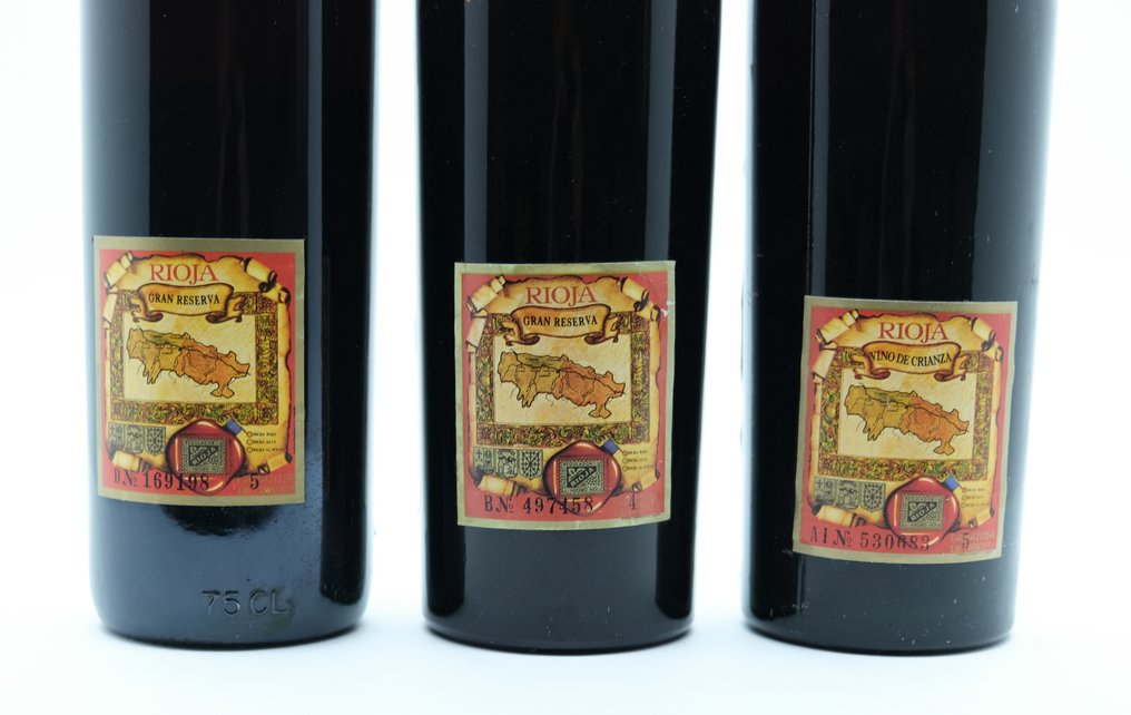 Bodegas Berberana - 2 x 1970, 1 x 1966 - Ριόχα Gran Reserva - 3 Bottles (0.7L) #2.1