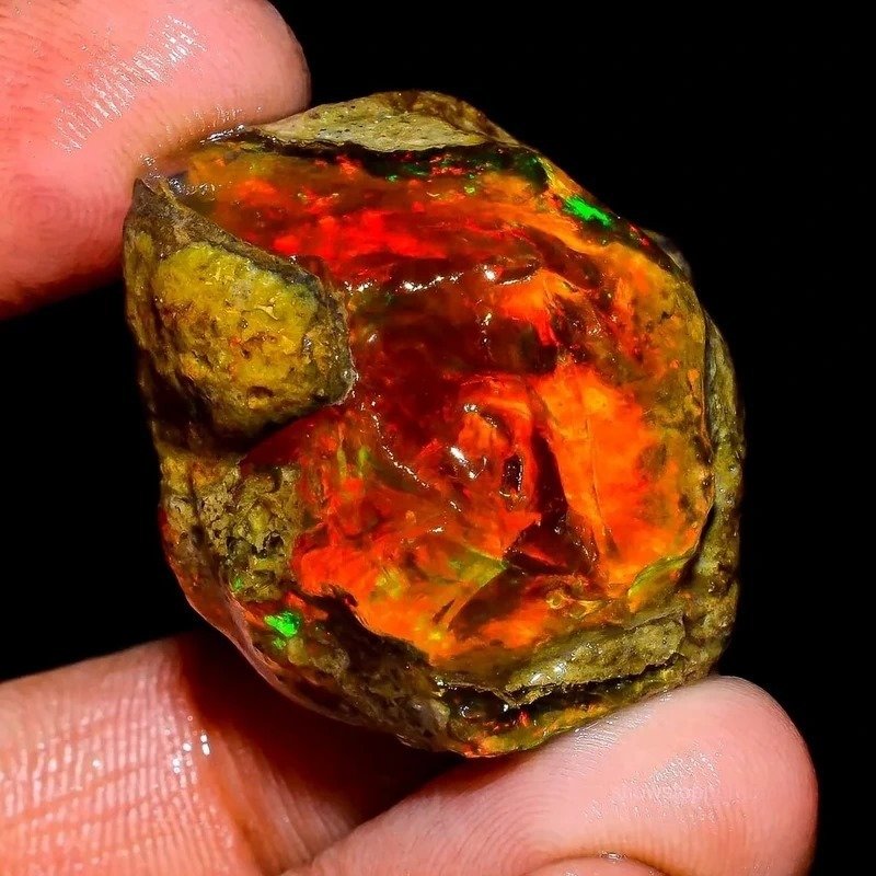 Opal Foc brut multicolor de 62,5 Ct – Explozie de Foc Natural. Foarte rar!- 12.5 g #3.2