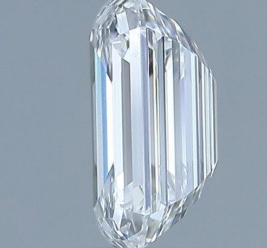 1 pcs Diamond  (Natural)  - 0.71 ct - Emerald - D (colourless) - VS1 - Gemological Institute of America (GIA) #3.2