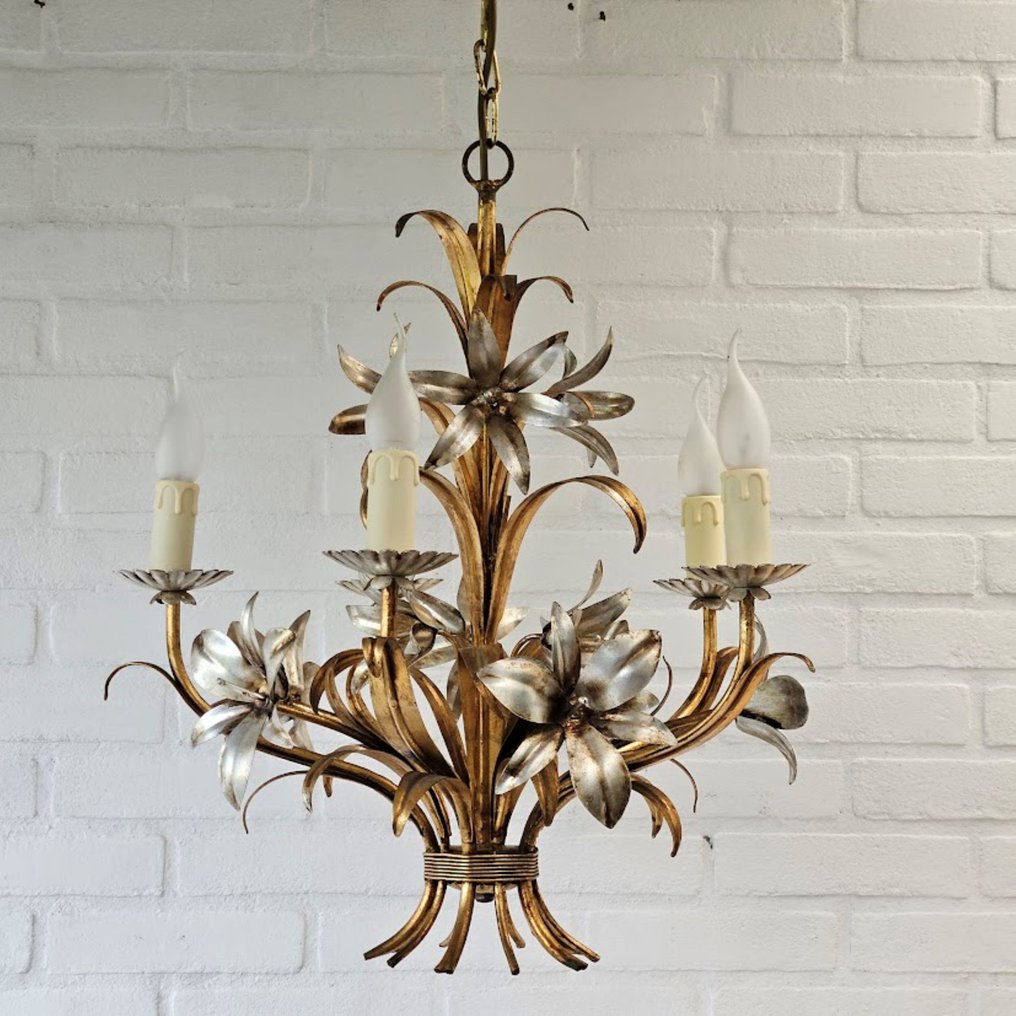 Lysekrone - Smedejern - Tole-lysekroner #2.1