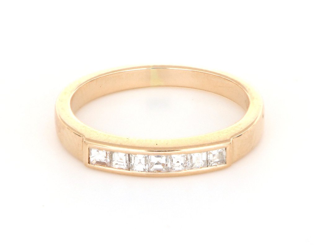 Nincs minimálár - Gyűrű - 18 kt. Rózsa arany - 0.42ct. tw. Gyémánt (Természetes) #1.0