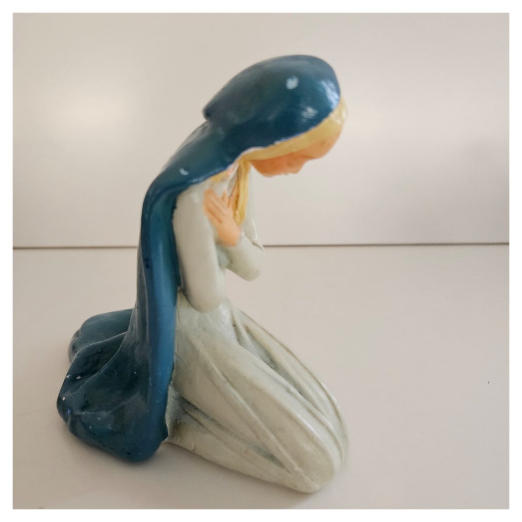 J. Gouppy - Christmas nativity figures (13) - Plaster - 1940-1950 #3.2