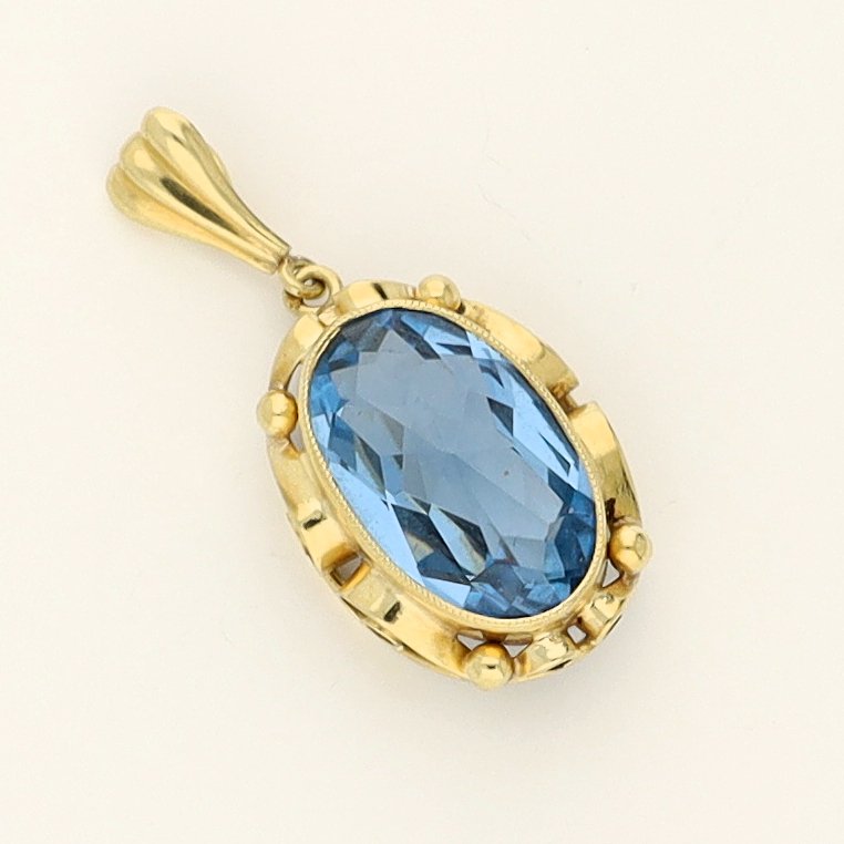 Κρεμαστό κόσμημα - 14 καράτια Κίτρινο χρυσό -  6.01ct. tw. Σπινέλιος #4.3