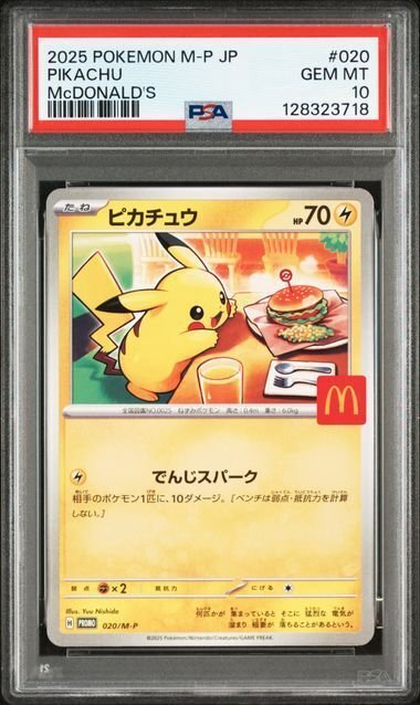 Pokémon - 1 Graded card - Pikachu - PSA 10 - Sword & Shield #2.1
