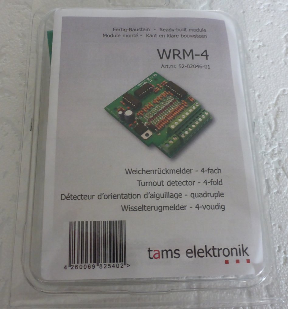 tams elektronik H0 - 52-02046-01 - Digital control unit (2) - Ready-to-use module, switch feedback 4-fold. #3.2