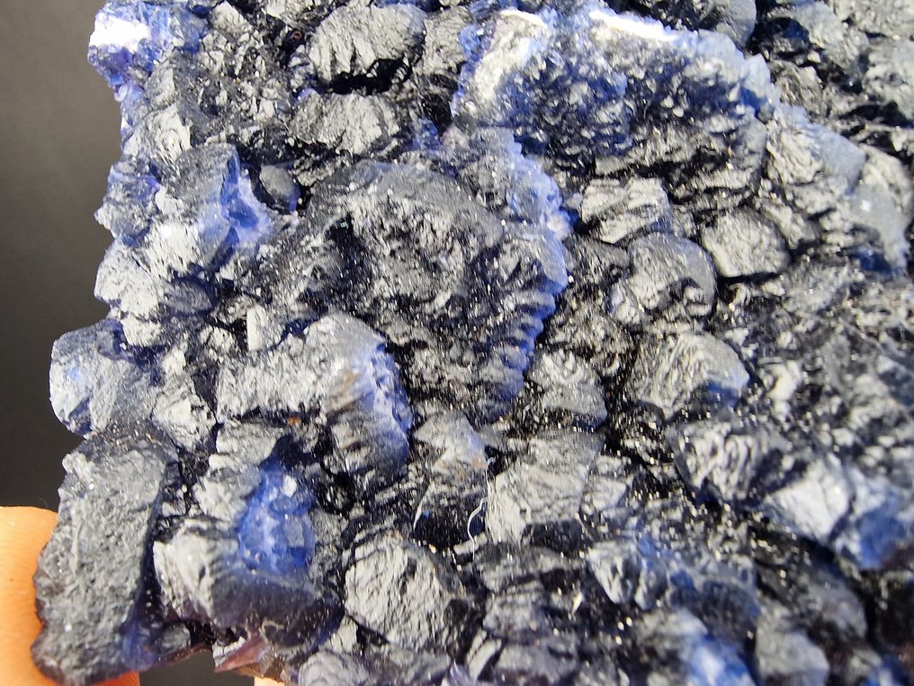 Fluorite Blueberry top color - Height: 120 mm - Width: 85 mm- 600 g - (1) #1.0