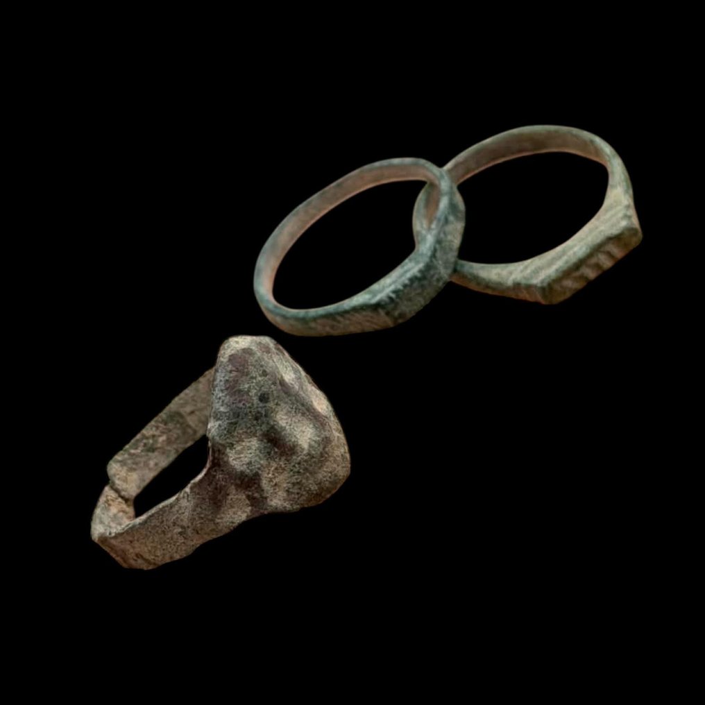 Μεσαιωνική Μπρούντζος Δαχτυλίδι - Αρχαία παρτίδα 3  (χωρίς τιμή ασφαλείας) #4.3