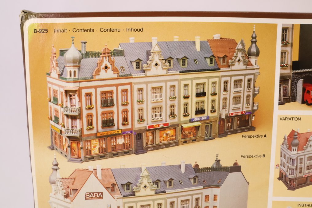 Faller H0 - B-925 - 模型火車風景 (1) - 建筑套件系列，共4套城市建筑 #2.1