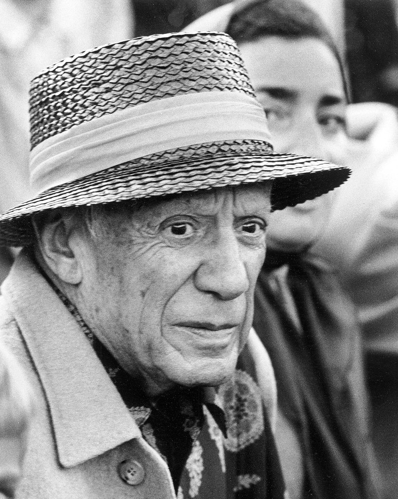 Hubertus Hierl (1940) - Pablo Picasso während eines Stierkampfes in Fréjus (7.8.1966) #1.0