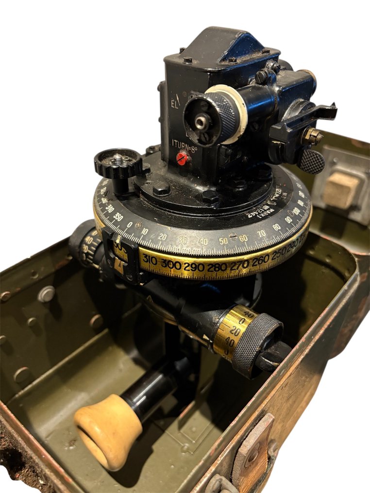 United Kingdom - WW2 British No.9 Dial Sight MK1 – Artillery & mortar spotter – Complete with original - Military accessories #2.1