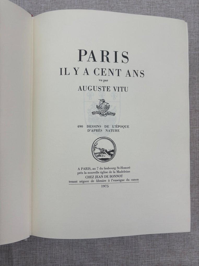 Auguste Vitu - Paris il y a 100 ans vu par Auguste Vitu - 1975 #1.0