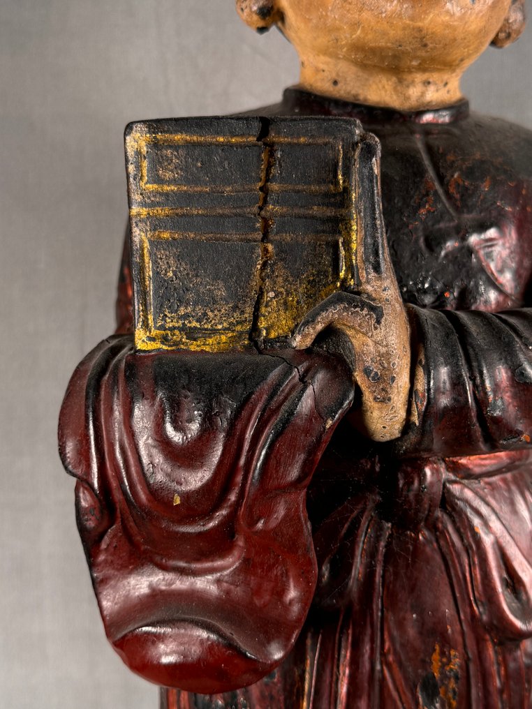 Statuetta - Vietnamese altar  attendant - Legno - Vietnam #2.1