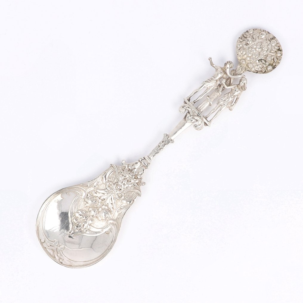 Jean L. Schlingloff - Sierlepel ''Adam en Eva'' - Cucchiaio - .800 argento #1.0