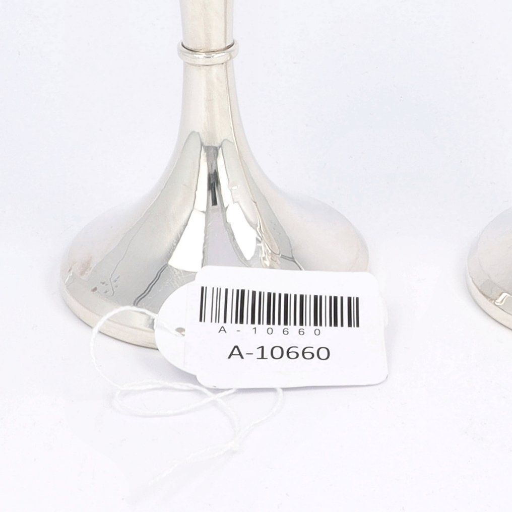 Napper & Davenport - Birmingham, 1922 - Gyertyatartó (2) - .925 ezüst #4.3